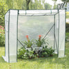 Green House PE Plastic Walk-in Garden Tomato Plant Grow House with Roll Up Door