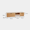 TV Unit Cabinet Stand Wood Effect Large w/ Storage Cupboards & Shelves |