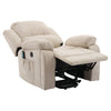 Lift Chair Recliners for Elderly, Armchair Lounge Sofa with Massage & Heat Beige