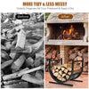 U-Shaped Firewood Log Rack Wood Storage Holder Firewood Storage Rack Fireplace