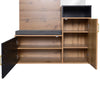 Coat Rack, Coat Stand with Shoe Storage Bench and Mirror for Hallway, Entrance