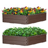 Garden Flower Raised Bed Above Ground Planter Flower Plant Pot Adjustable Shape