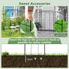Costway Birdcage Shape Gazebo Pergola Pavilion Galvanized Metal Arch Trellis