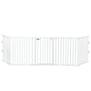 5 Panel Fireplace Fence Baby Pet Safety Gate Playpen Adjustable Room Divider