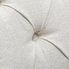 Upholstered Linen Armchair Stud Button Back Fireside Chair Lounge Sofa Wood Legs