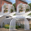 Walk-in Tunnel Greenhouse Gardening Planting Shed Door Window Vents Polytunnel