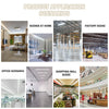 10X 5FT LED Strip Lights Batten Tube Light Office Shop Garage Ceiling Lamp 6500K