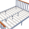 4FT6 Pine Wood Solid Wooden Bed Frame Double Mordern Bedstead Bedroom Furniture