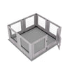 Heavy Duty Dog Playpen Shatter-proof Glass Pet Enclosure Crate Cage Indoor Fence
