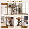 T-Shaped Foyer Table Console Table for Small Space-Coffee