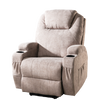 Power Lift Chair Electric Riser Heated Armchair Massage Cinema Recliner Beige
