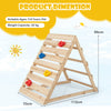 Double Sided Triangle Climber Wooden Climbing Toy Montessori Climbing Triangle