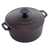 NEW! 4L Cast Iron Non Stick Casserole Dish Pan with Lid