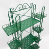 3 Tier Metal Plant Stand Ladder Flower Pot Display Rack Shelf Indoor & Outdoor