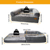 Giant Foldable Human Dog Bed Pet Dog Cuddling Bolster Pillow Mattress Sofa Bed