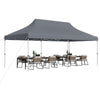 3M x 6M Portable Outdoor Tent Pop-up Canopy Waterproof Folding Party Tent Grey