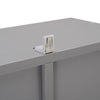 Grey 7 Cube Shelf Storage Display Cabinet Floor Standing Wall Hanging Bookcase
