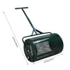 76.6L Green Compost Spreader, 24" Garden Spreader w/ Height Adjustable Handle