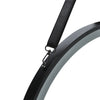 60/80cm Round Bathroom Mirror Strap Hanging 3-Color Dimmable LED Light Anti-fog
