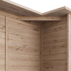 Pressured Treated Wooden 3 Wall Home Drinks Bar For Summerhouse Mancave Garden