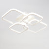 Square/Ring LED Ceiling Lamp Cool White Light Chandelier Fixture Bedroom Living