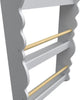 Kids Bookcase Wall Shelf 3 Tier Wooden Children's Bookshelf Storage Display Rack