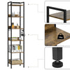 Vintage Bookshelf w/ 5 6 Tier Shelves Stand Shelf Multifunctional Display Shelf