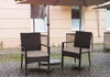 Garden Patio Furniture Outdoor Rattan Effect 2 Piece Set Wicker Chairs w/Cushion