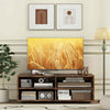 TV Stand for TVs up to 40 Inches Wooden Media Console Table Entertainment Center