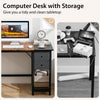 140 cm Writing Desk Modern Computer Workstation Home Office Desk with 2 Drawers