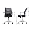 Computer Desk Chair Office Swivel Chair with High Mesh Back for Home Study Work