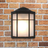 Vintage Metal Outdoor Garden Lantern Light Wall Mounted Waterproof Glass Sconce
