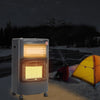 New 4.2kw Portable Heater Standing Heating Cabinet Butane Gas Heaters on Castors