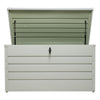 Garden Storage Box Metal Lockable Chest Tool Box Outdoor Deck Cushion Organiser