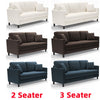 2/3Seater Teddy Velvet Sofa Modern Loveseat Couch for Bedroom Living Room Studio