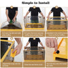 Mobile Storage Box wit Lid Folding Stackable 30/42L Lidded Plastic Crate Tub Box