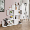 4-Tier Display Bookshelf Wooden Freestanding Bookcase Storage Stand Rack Stand