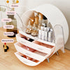 Large Makeup Vanity Case Beauty Storage Organiser Cosmetics Box 3 Drawers Holder