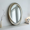 Classic Oval Baroque Gold Frame Wall Mirror Aesthetic Accent Mirror Bedroom Hall