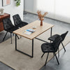 2x360° Swivel Dining Chairs Velvet Padded Seat Dining Room Kitchen Black