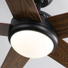 3/4/5 Blades Ceiling Fan & LED Lights Reversible Motor 52" Cooling Fan Lighting