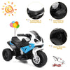 6V Battery Kids Ride on Motorcycle Children Electric Motor Bike Toy w/3 Wheels