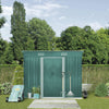 6ft x 4ft Metal Steel Garden Storage Shed Outdoor Patio Tools Bike Garage House
