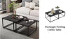 FATIVO Marble Nesting Coffee Table Stacking Table fr Living Room Bedroom Balcony
