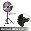 VEVOR 24" Tabletop Color Prize Wheel 14 Slots Dry Erase Show Fortune Spinning