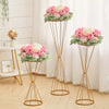 50-100CM Gold Geometric Plinth Flowers Stand Pedestal Wedding Decor Centrepiece