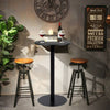 Black Metal Breakfast Bar Worktop Support Stand Dining Table Leg Stake Pedestal