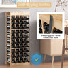 40 Bottles Storage Wine Rack Freestanding Pine Wood Display Shelf Wine Holder