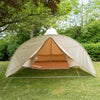 Curved Bell Tent Awning – 350gsm 100% Cotton Canvas – White