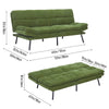 Fabric Sofa Bed 3 Seater Click Clack Living Room Recliner Couch Sofa Living Room